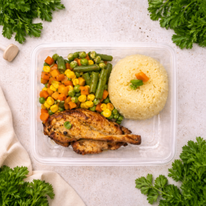 Chicken Breast, Cous Cous & Mixed Veg