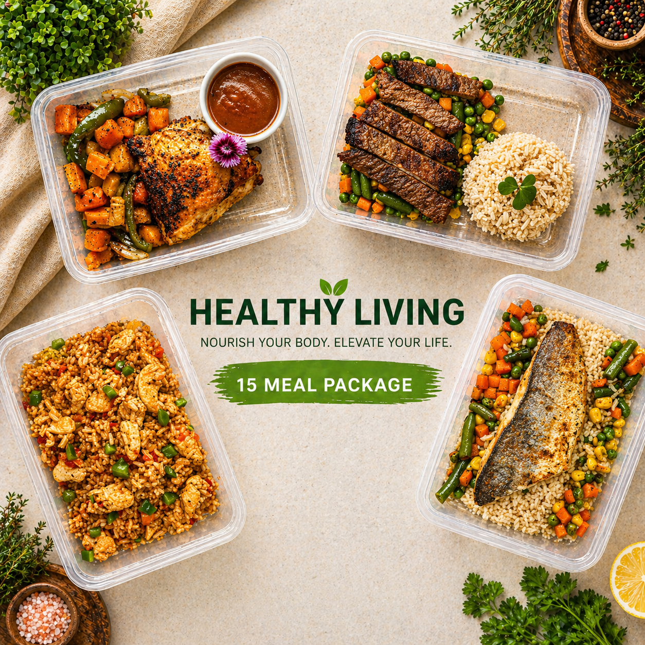 Healthy Living – 15 Meal Box